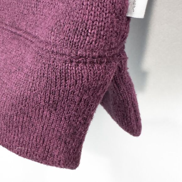 Eddie Bauer Radiator 2.0 Fleece Hooded Pullover Sweatshirt Womens Medium Purple - Picture 11 of 16